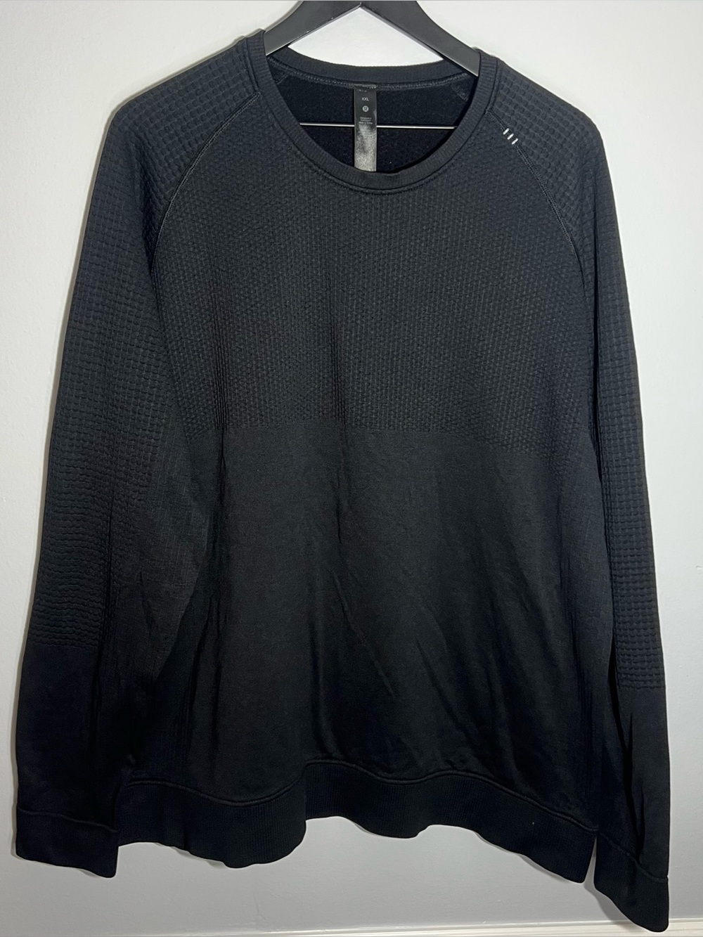 Lululemon Engineered Warmth Long Sleeve Crewneck Sweater Mens XXL Black